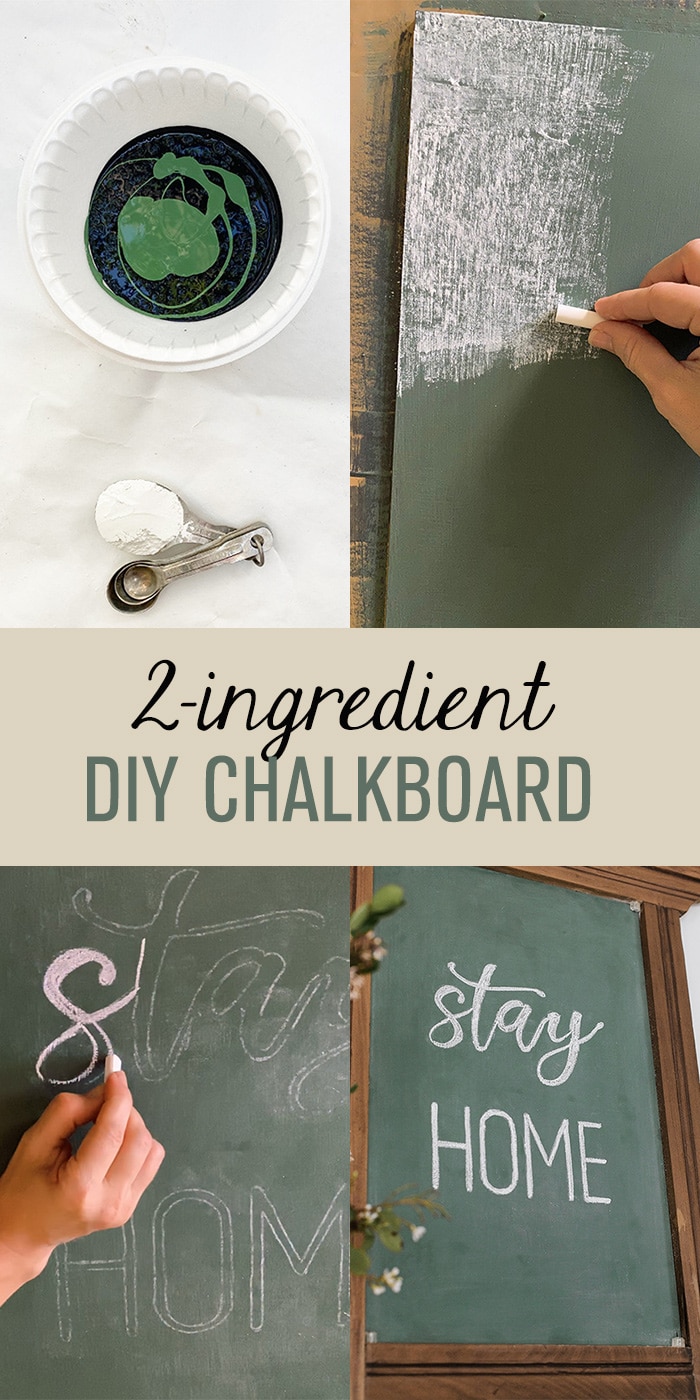 How To Make Homemade Chalkboard Paint - GardenFork - Eclectic DIY