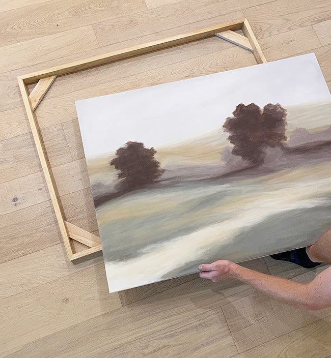 DIY $10 Canvas Floating Frame - Jenna Sue Design