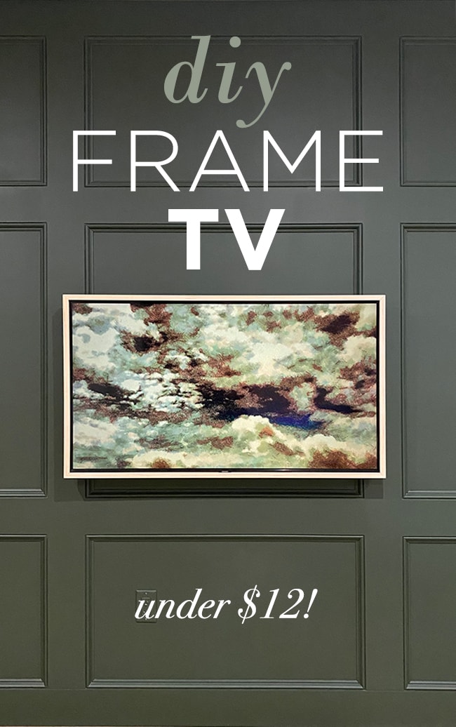 Custom TV Frame. Wood TV Frame. Wall Mount Decorative TV Frame. Flat Screen  Television Frame. Customizable Frames Available. 