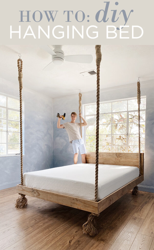 DIY Hanging Bed - Jenna Sue Design