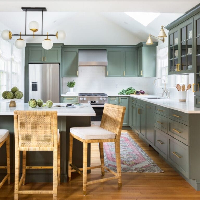 40+ Sage Green Kitchen Cabinets (with Paint Colors!) - Jenna Sue Design