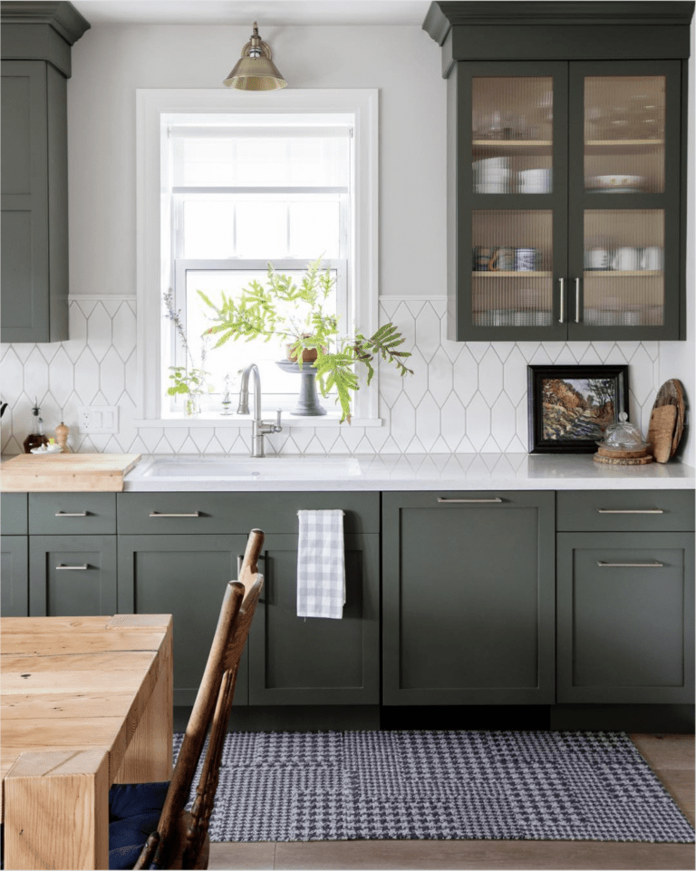 40+ Sage Green Kitchen Cabinets (with Paint Colors!) - Jenna Sue Design