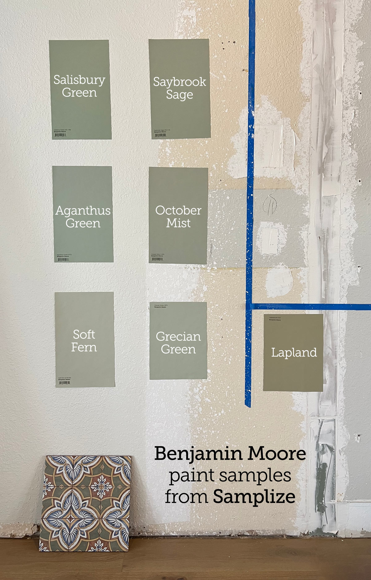 Dark Olive Paint Sample by Benjamin Moore (2140-30) | Peel & Stick Paint  Sample