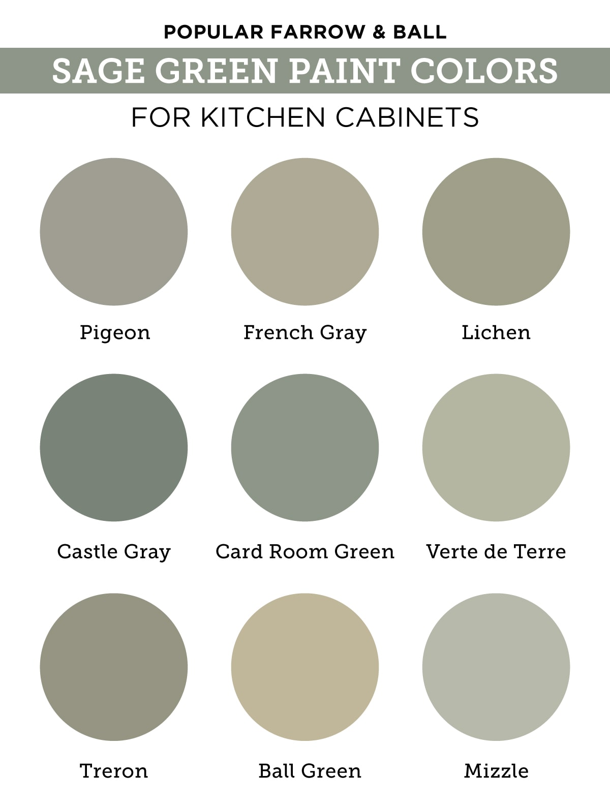 The 20 Best Sage Green Cabinet Paint Colors (from real kitchens) • Craving  Some Creativity