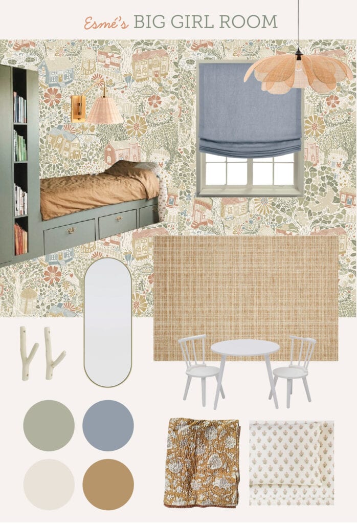 Esmé’s Big Girl Room Design Plan + Progress - Jenna Sue Design