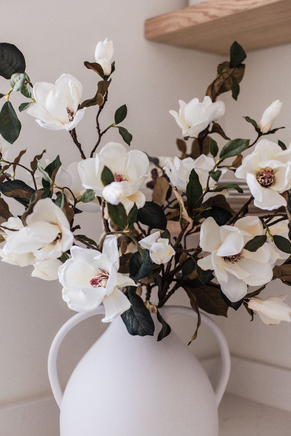 Favorite faux spring flowers and branches - Jenna Sue Design