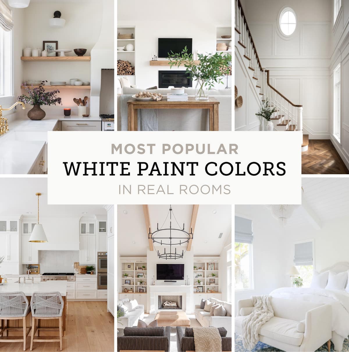 White Paint - Decorating With Shades Of White