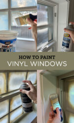 How to Paint Vinyl Windows - Jenna Sue Design