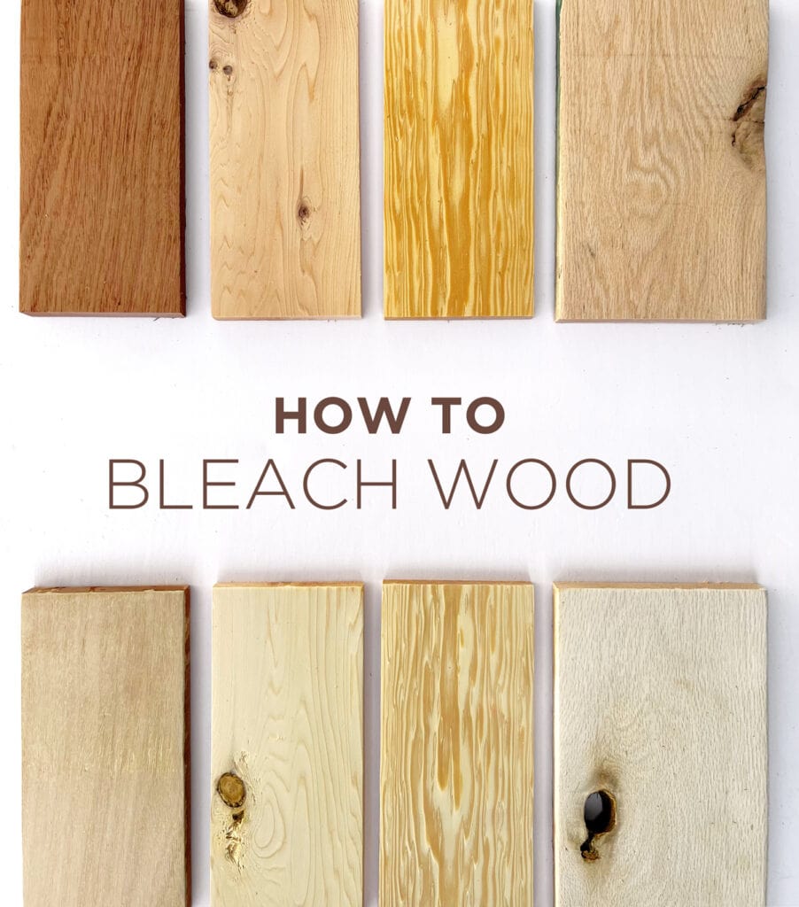 How to Bleach Wood Jenna Sue Design