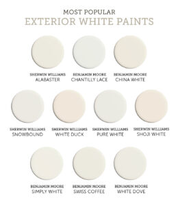 The 10 Best White Exterior Paint Colors - Jenna Sue Design