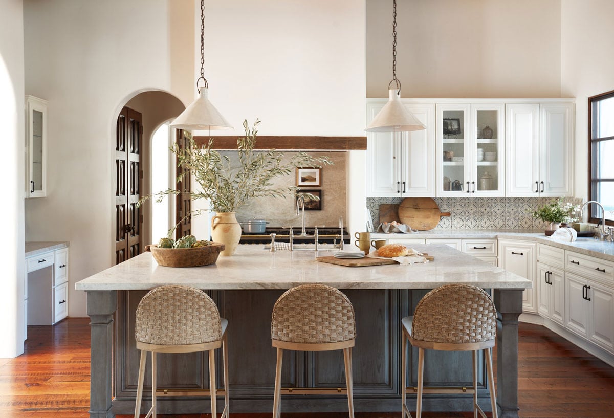 modern spanish style neutral kitchen 